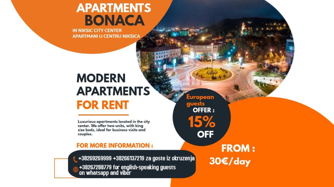 Apartmani Bonaca U Centru Niksica Екстер'єр фото